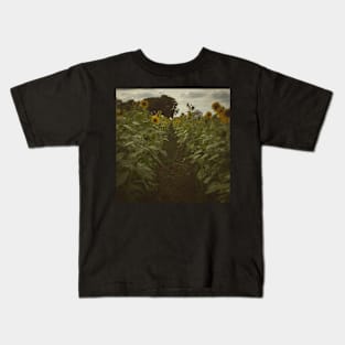 Sunflower Path Kids T-Shirt